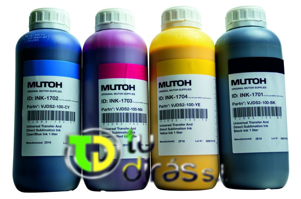 Tinta Mutoh DS2, Tintas sublimación