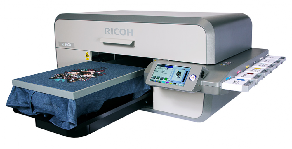 La nueva impresora textil Ricoh Ri 2000 multiplica la productividad