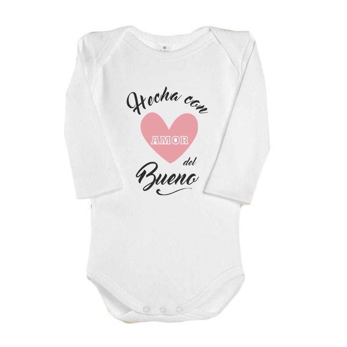 Body Sublimacion Infantil con Tacto Algodon Manga Larga
