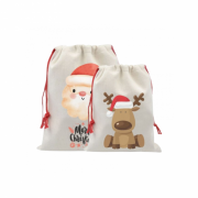 Bolsa Saco de Navidad Lino 