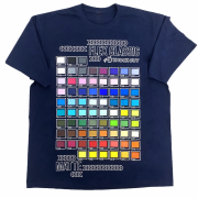 Camiseta Carta de Colores Vinilo Textil Flex Adhesivo