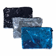 Estuche/Neceser Lentejuelas y trasera Lino 